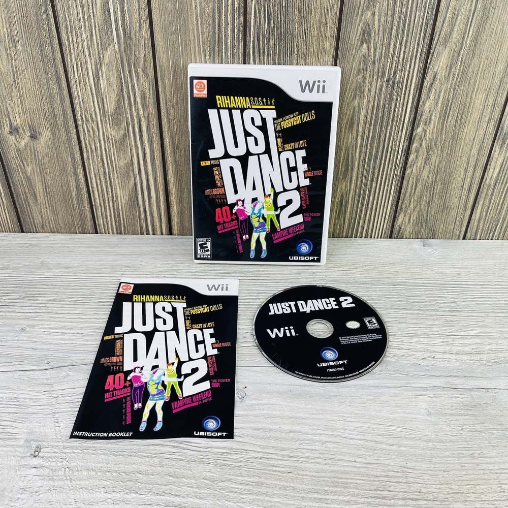 Just Dance 2 (Nintendo Wii, 2010) Tested Working
